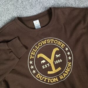 Yellowstone Dutton Ranch Embroidered Mens XXL Sweatshirt